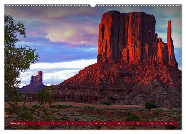 Produktbild: Arizona &bull; Impressionen (hochwertiger Premium Wandkalender 2026 DIN A2 quer), Kunstdruck in Hochglanz
