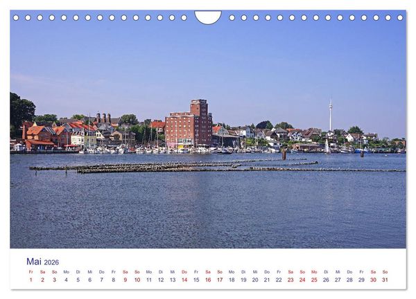 Produktbild: Radtouren ab Eckernf&ouml;rde (Wandkalender 2026 DIN A4 quer), CALVENDO Monatskalender