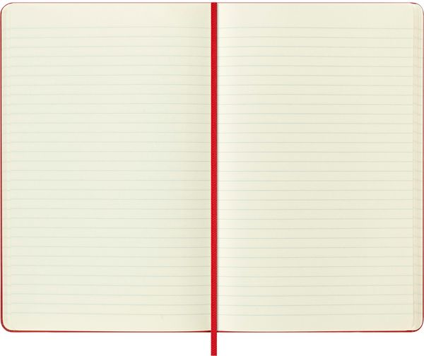 Produktbild: Moleskine Holiday Notizbuch, L/A5, Liniert, fester Einband, Scharlachrot