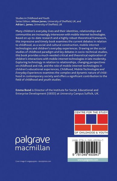 Produktbild: Childhood, Mobile Technologies and Everyday Experiences