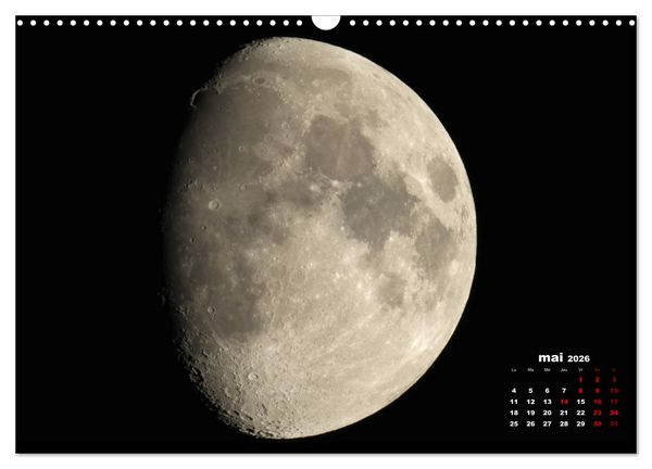 Produktbild: Phases de la lune (Calendrier mural 2026 DIN A3 vertical), CALVENDO calendrier mensuel