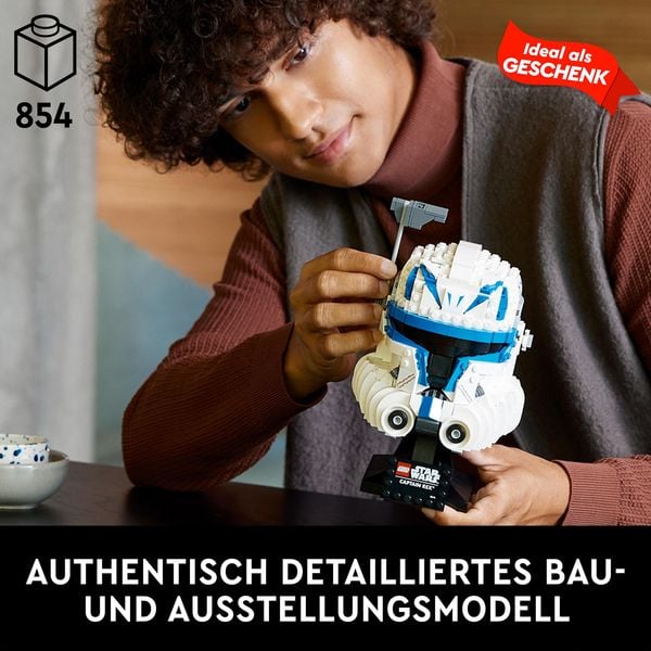 Produktbild: LEGO Star Wars 75349 Captain Rex Helm, Sammlerstück für Erwachsene