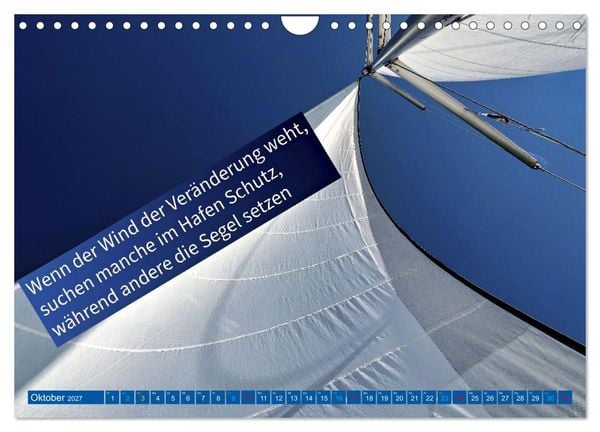 Produktbild: Segeln - mit einem Augenzwinkern (Wandkalender 2027 DIN A4 quer), CALVENDO Monatskalender