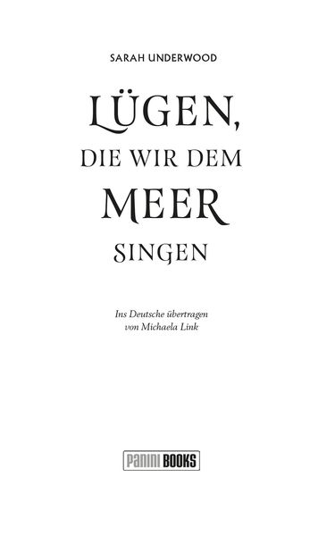 Produktbild: Lügen, die wir dem Meer singen