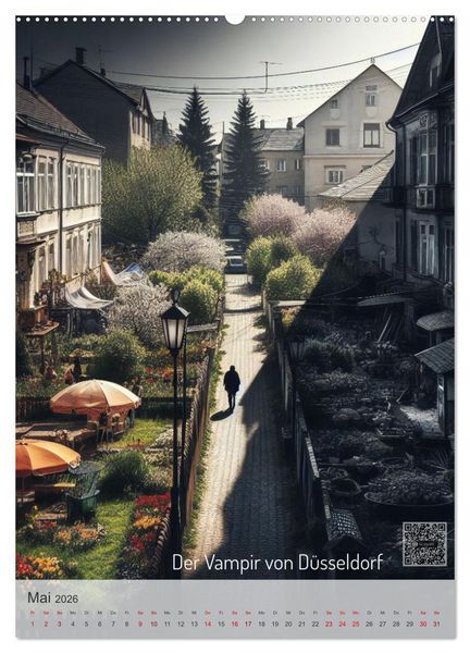 Produktbild: True Crime - Schatten der Vergangenheit (hochwertiger Premium Wandkalender 2026 DIN A2 hoch), Kunstdruck in Hochglanz