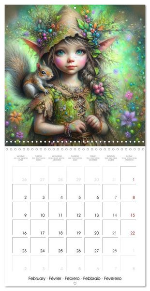 Produktbild: Gentle Gnome Portraits - Whimsical Magic (Wall Calendar 2026 12 &times; 12 Inch) CALVENDO 12 Month Wall Calendar