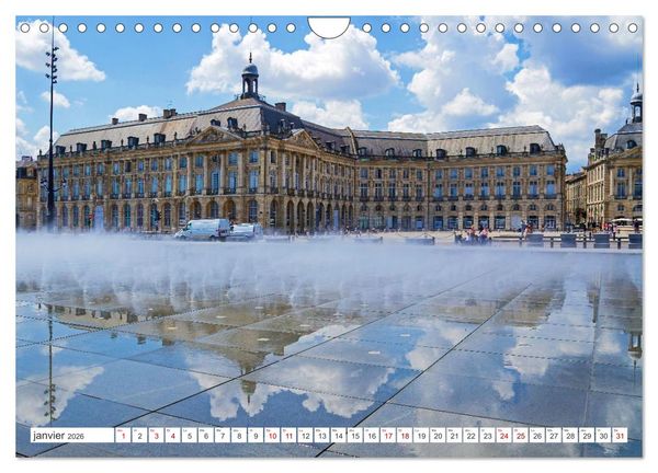 Produktbild: D&eacute;couvrir la r&eacute;gion Nouvelle-Aquitaine (Calendrier mural 2026 DIN A4 vertical), CALVENDO calendrier mensuel