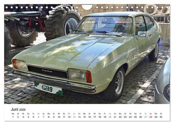Produktbild: Autos der 70er (Wandkalender 2026 DIN A4 quer), CALVENDO Monatskalender