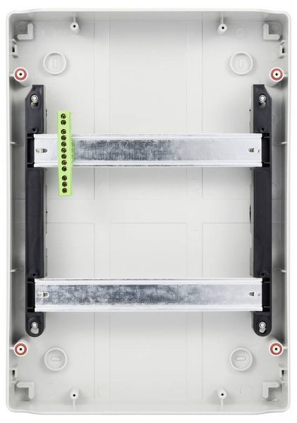 Produktbild: Sygonix SY-6696060 Kleinverteiler Oberfl&auml;chenmontage Anzahl Teilungen = 24 Anzahl Reihen = 2 Inhalt 1 St.