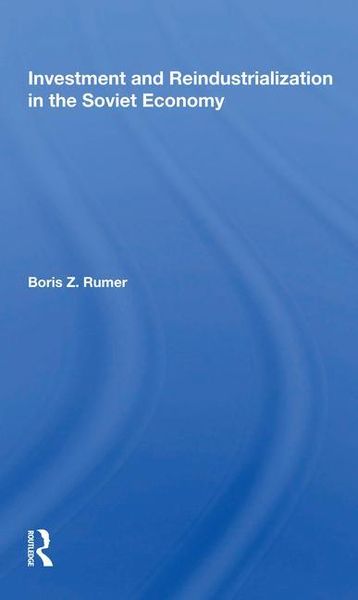 Produktbild: Investment And Reindustrialization In The Soviet Economy