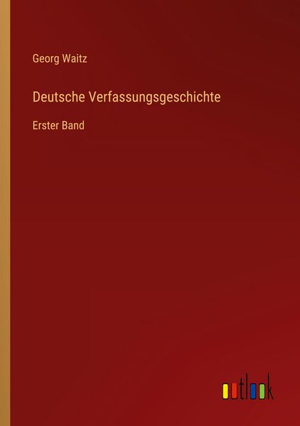 Produktbild: Deutsche Verfassungsgeschichte