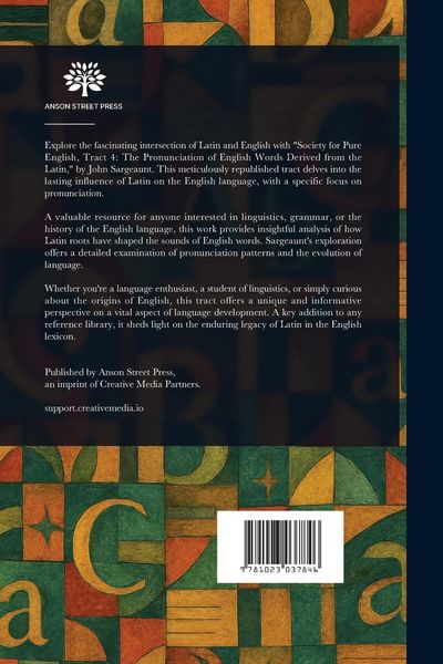 Produktbild: The Pronunciation of English Words Derived From the Latin