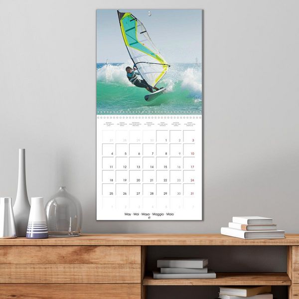 Produktbild: Fun sports edition: Windsurfing - water, waves and air (Wall Calendar 2026 12 &times; 12 Inch) CALVENDO 12 Month Wall Calendar