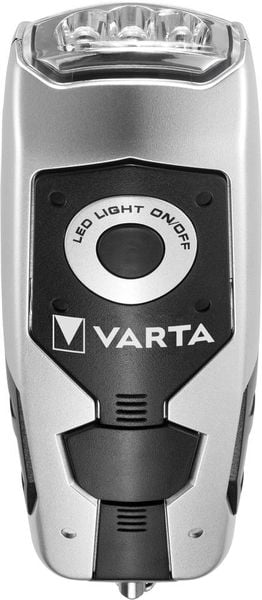 Varta Dynamo Light LED Taschenlampe dynamobetrieben 28 lm 1 h 150 g