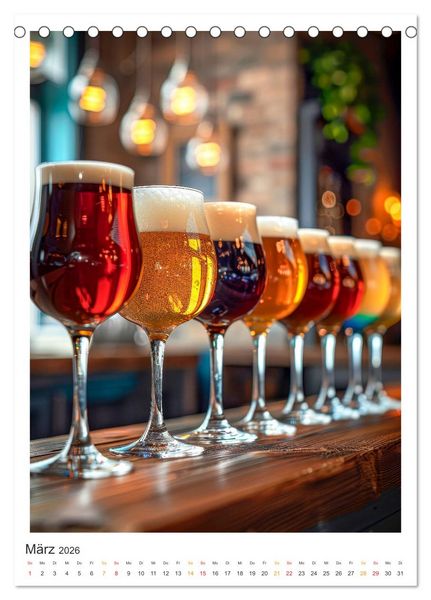 Produktbild: Cooles Bier - K&ouml;stliches aus der Natur. (Tischkalender 2026 DIN A5 hoch), CALVENDO Monatskalender