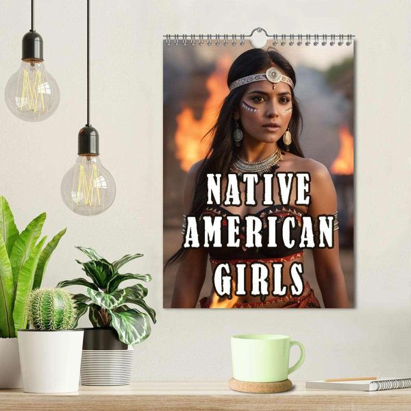 Produktbild: Native American Girls (Wandkalender 2026 DIN A4 hoch), CALVENDO Monatskalender