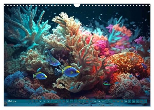 Produktbild: Fantasie bei die Fische! (Wandkalender 2026 DIN A3 quer), CALVENDO Monatskalender