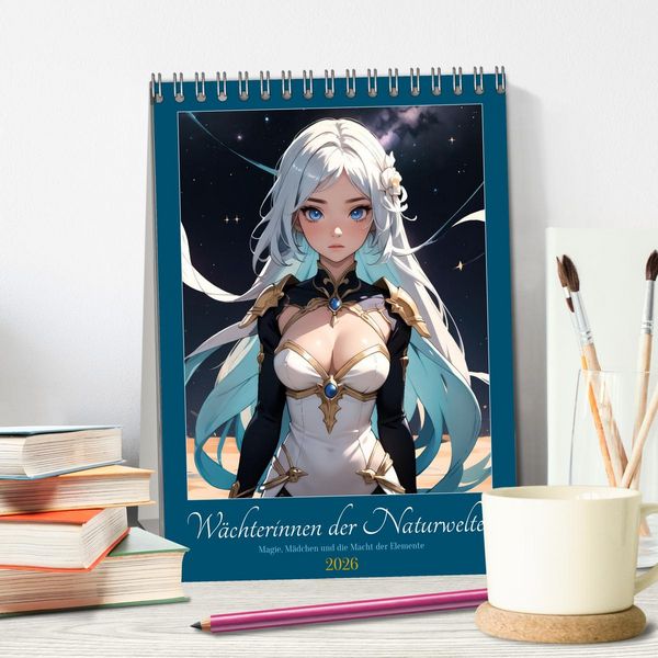 Produktbild: W&auml;chterinnen der Naturwelten (Tischkalender 2026 DIN A5 hoch), CALVENDO Monatskalender