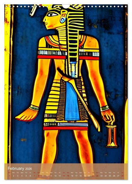 Produktbild: Ancient Egypt - Digital Artwork created by Artificial Intelligence (Wall Calendar 2026 DIN A3 portrait), CALVENDO 12 Month Wall Calendar