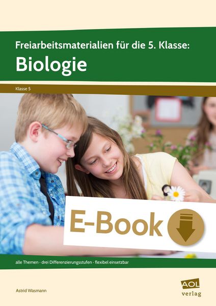 Produktbild: Freiarbeitsmaterialien f. d. 5. Klasse: Biologie