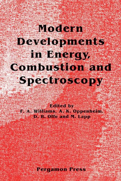Produktbild: Modern Developments in Energy, Combustion and Spectroscopy