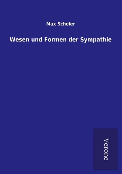 Produktbild: Wesen und Formen der Sympathie