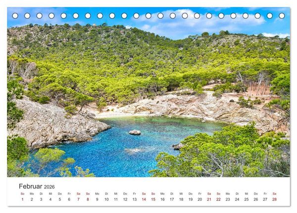 Produktbild: Mallorca Traumhafte Insel (Tischkalender 2026 DIN A5 quer), CALVENDO Monatskalender