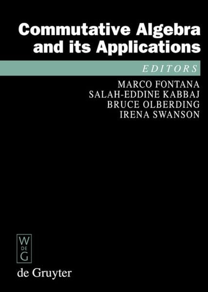 Produktbild: Commutative Algebra and its Applications