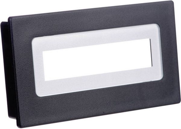 Produktbild: H-Tronic FR 216 Frontrahmen Schwarz Passend f&uuml;r (Display): LC-Display 16 x 2 (B x H x T) 91 x 53 x 20 mm Kunststoff