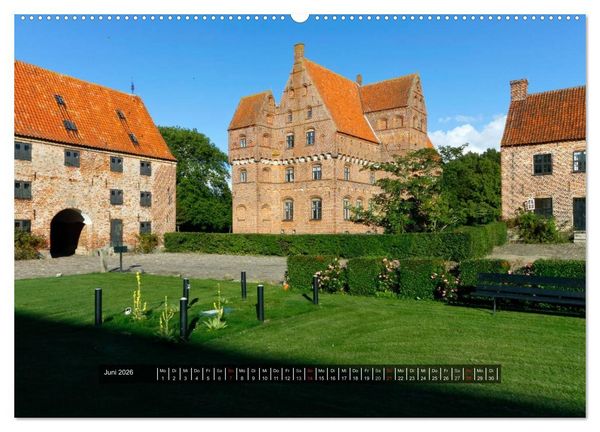 Produktbild: Schl&ouml;sser und Burgen in D&auml;nemark 2026 (hochwertiger Premium Wandkalender 2026 DIN A2 quer), Kunstdruck in Hochglanz
