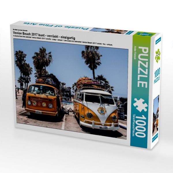 Produktbild: CALVENDO Puzzle Ein Motiv aus dem Kalender Venice Beach 2017 bunt - verr&uuml;ckt - einzigartig | 1000 Teile Lege-Gr&ouml;&szlig;e 64x48cm Foto-Puzzle f&uuml;r gl&uuml;ckliche Stunden