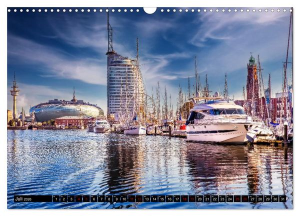 Produktbild: BREMERHAVEN Maritimes in der Seestadt (Wandkalender 2026 DIN A3 quer), CALVENDO Monatskalender