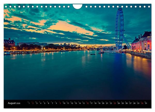 Produktbild: Weltmetropole London (Wandkalender 2026 DIN A4 quer), CALVENDO Monatskalender