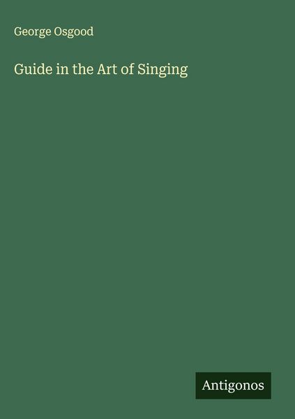 Produktbild: Guide in the Art of Singing