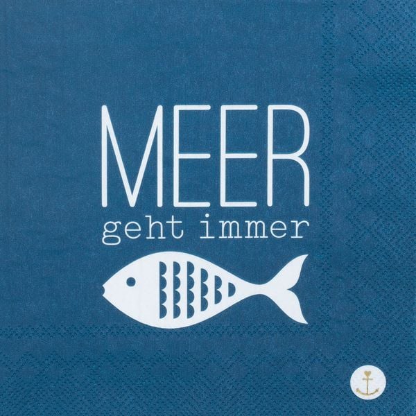 Produktbild: R&auml;der DINING Serviette Meer geht immer