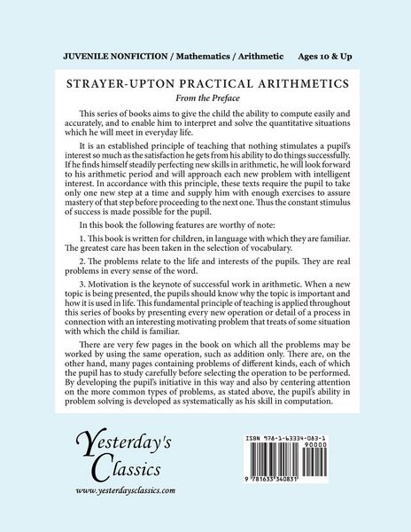 Produktbild: Strayer-Upton Practical Arithmetics BOOK 2, Part 1 (Yesterday's Classics)