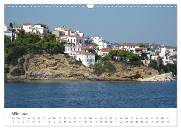 Produktbild: Sporadeninsel Skiathos (Wandkalender 2026 DIN A3 quer), CALVENDO Monatskalender