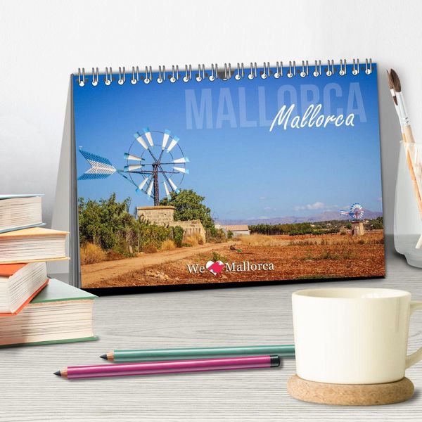 Produktbild: Mallorca, Mallorca (Tischkalender 2026 DIN A5 quer), CALVENDO Monatskalender