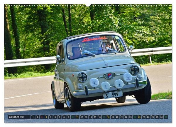 Produktbild: OLDTIMER BERGRENNEN - Kleine Flitzer (hochwertiger Premium Wandkalender 2026 DIN A2 quer), Kunstdruck in Hochglanz