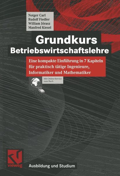 Produktbild: Grundkurs Betriebswirtschaftslehre