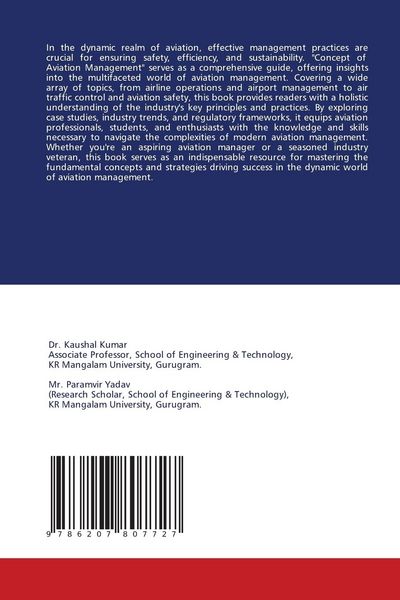 Produktbild: Concept of Aviation Management
