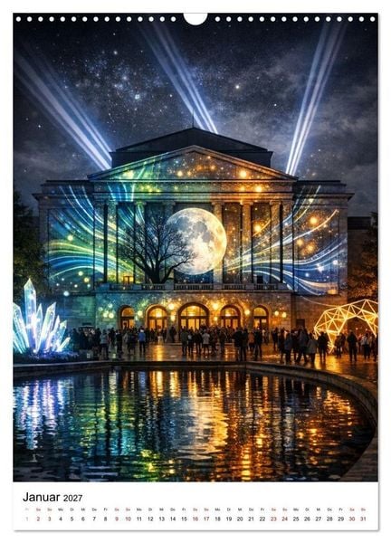 Produktbild: Hildesheim, ein Moment in dem die Stadt zu leuchten beginnt. (Wandkalender 2027 DIN A3 hoch), CALVENDO Monatskalender
