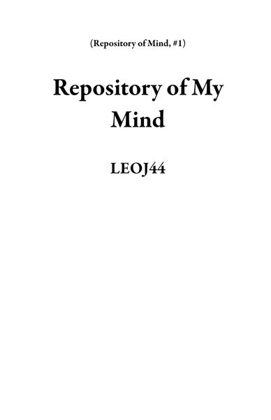 Produktbild: Repository of My Mind (Repository of Mind, #1)