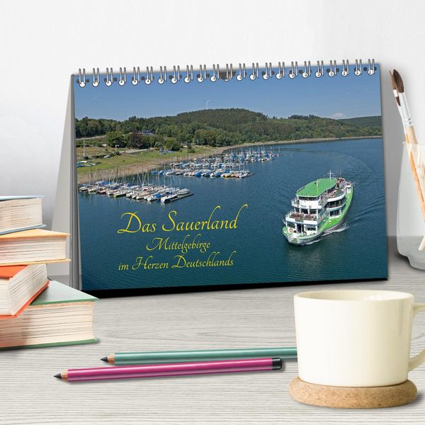 Produktbild: Das Sauerland - Mittelgebirge im Herzen Deutschlands (Tischkalender 2026 DIN A5 quer), CALVENDO Monatskalender