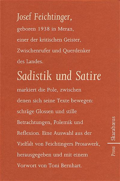 Produktbild: Sadistik und Satire