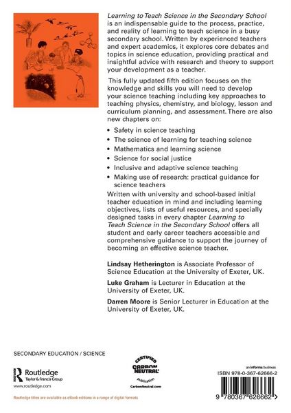 Produktbild: Learning to Teach Science in the Secondary School