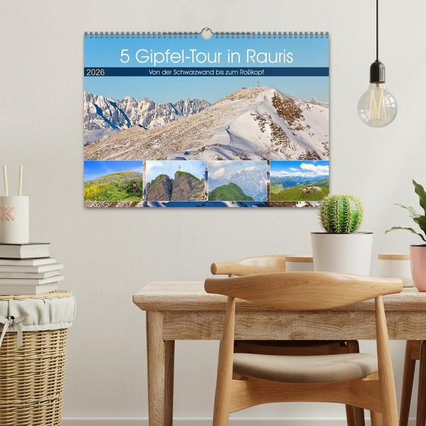 Produktbild: 5 Gipfel-Tour in Rauris (Wandkalender 2026 DIN A3 quer), CALVENDO Monatskalender