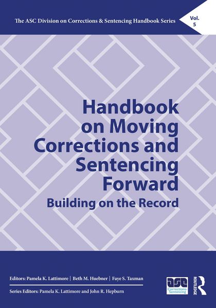 Produktbild: Handbook on Moving Corrections and Sentencing Forward