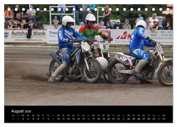 Produktbild: Motorsport: Motoball (Tischkalender 2026 DIN A5 quer), CALVENDO Monatskalender