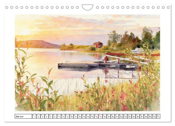Produktbild: Finnland - Naturparadies (Wandkalender 2027 DIN A4 quer), CALVENDO Monatskalender